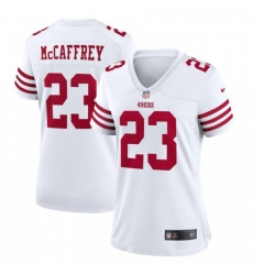 Women's San Francisco 49ers #23 Christian McCaffrey Scarlet 2022-23 Nike NFL Game Jersey