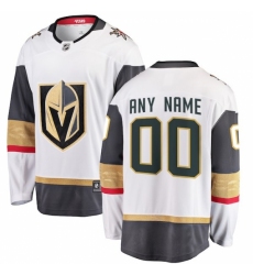 Men's Vegas Golden Knights Fanatics Branded White Away Breakaway Custom Jersey