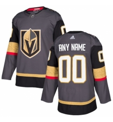 Men's Vegas Golden Knights adidas Gray Authentic Custom Jersey