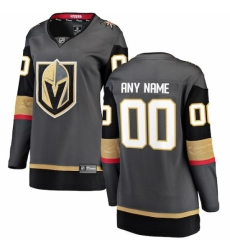 Women's Vegas Golden Knights Fanatics Branded Black Home Breakaway Custom Jersey