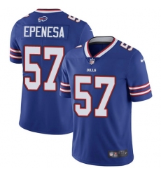 Men's Nike Buffalo Bills #57 A.J. Epenesas Royal Blue Team Color Stitched NFL Vapor Untouchable Limited Jersey