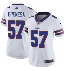 Women's Nike Buffalo Bills #57 A.J. Epenesas White Stitched NFL Vapor Untouchable Limited Jersey