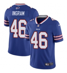 Men's Nike Buffalo Bills #46 JaMarcus Ingram Royal Blue Team Color Stitched NFL Vapor Untouchable Limited Jersey