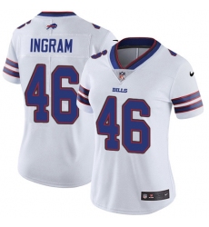 Women's Nike Buffalo Bills #46 JaMarcus Ingram White Stitched NFL Vapor Untouchable Limited Jersey