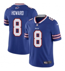 Men's Buffalo Bills #8 O. J. Howard Royal Blue Team Color Stitched NFL Vapor Untouchable Limited Jersey