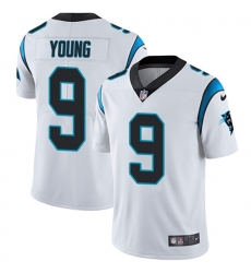 Men's Nike Carolina Panthers #9 Bryce Young White Stitched NFL Vapor Untouchable Limited Jersey
