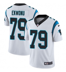 Men's Nike Carolina Panthers #79 Ikem Ekwonu White Stitched NFL Vapor Untouchable Limited Jersey