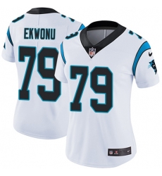 Women's Nike Carolina Panthers #79 Ikem Ekwonu White Stitched NFL Vapor Untouchable Limited Jersey