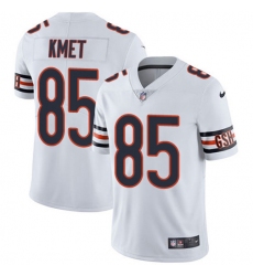 Men's Nike Chicago Bears #85 Cole Kmet White Stitched NFL Vapor Untouchable Limited Jersey