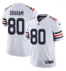 Men's Nike Chicago Bears #80 Jimmy Graham White 2019 Alternate Classic Stitched NFL Vapor Untouchable Limited Jersey