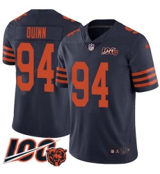 Men's Nike Chicago Bears #94 Robert Quinn Navy Blue Alternate Stitched NFL 100th Season Vapor Untouchable Limited Jersey