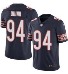 Men's Nike Chicago Bears #94 Robert Quinn Navy Blue Team Color Stitched NFL Vapor Untouchable Limited Jersey