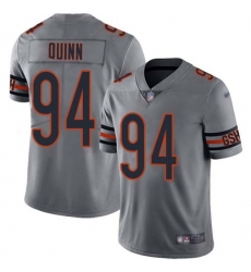 Men's Nike Chicago Bears #94 Robert Quinn Silver Stitched NFL Limited Inverted Legend Jersey