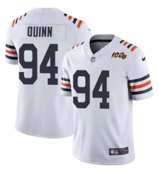 Men's Nike Chicago Bears #94 Robert Quinn White Alternate Stitched NFL Vapor Untouchable Limited 100th Season Jersey