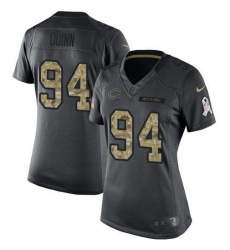Women's Nike Chicago Bears #94 Robert Quinn Black Stitched NFL Limited 2016 Salute to Service Jersey