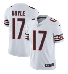 Youth Nike Chicago Bears #17 Tim Boyle White Stitched NFL Vapor Untouchable Limited Jersey