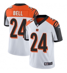 Men's Nike Cincinnati Bengals #24 Vonn Bell White Stitched NFL Vapor Untouchable Limited Jersey