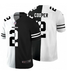 Men's Cleveland Browns #2 Amari Cooper Black V White Peace Split Nike Vapor Untouchable Limited NFL Jersey