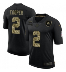 Men's Cleveland Browns #2 Amari Cooper Nike 2020 Salute To Service Camo Limited NFL Jersey Black