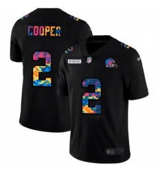 Men's Cleveland Browns #2 Amari Cooper Nike Multi-Color Black 2020 NFL Crucial Catch Vapor Untouchable Limited Jersey