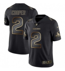 Men's Nike Cleveland Browns #2 Amari Cooper Black-Gold Stitched NFL Vapor Untouchable Limited Jersey