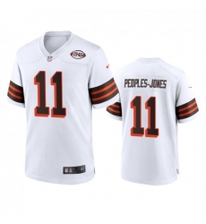 Men's Cleveland Browns #11 Donovan Peoples-Jones Nike 1946 Collection Alternate Game Limited NFL Jersey - White