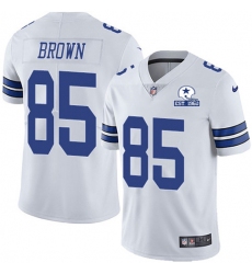 Men's Nike Dallas Cowboys #85 Noah Brown White Stitched With Established In 1960 Patch NFL Vapor Untouchable Limited Jersey