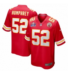 Men's Nike Creed Humphrey Red Kansas City Chiefs Super Bowl LVIII Game Jersey