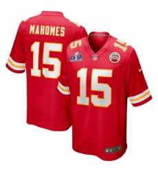 Men's Nike Patrick Mahomes Red Kansas City Chiefs Super Bowl LVIII Game Jersey