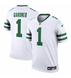 New York Jets #1 Sauce Gardner Nike Alternate Legend Jersey - White