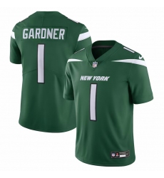 New York Jets #1 Sauce Gardner Nike Vapor Untouchable Limited Jersey - Gotham Green