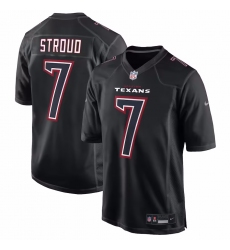 Men's Houston Texans #7 C.J. Stroud Nike Black Fashion Game Jersey