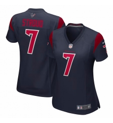 Women's Houston Texans #7 C.J. Stroud Nike Navy Alternate Game Jersey