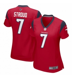 Women's Houston Texans #7 C.J. Stroud Nike Red Game Jersey