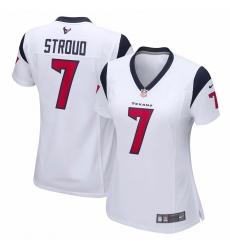 Women's Houston Texans #7 C.J. Stroud Nike White Game Jersey