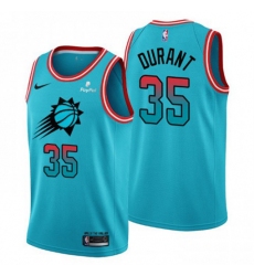 Men's Nike Phoenix Suns #35 Kevin Durant Mens 2022-23 City Edition NBA Jersey - Cherry Blossom Blue