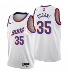 Men's Nike Phoenix Suns #35 Kevin Durant Mens 2022-23 City Edition NBA Jersey - Cherry Blossom White