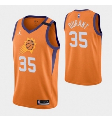 Men's Nike Phoenix Suns #35 Kevin Durant Orange NBA Swingman Statement Edition 2019-2020 Jersey