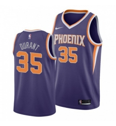 Men's Nike Phoenix Suns #35 Kevin Durant Purple NBA Swingman Icon Edition Jersey