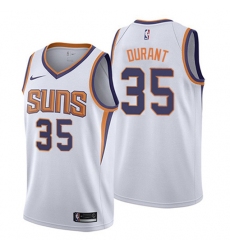 Men's Nike Phoenix Suns #35 Kevin Durant White NBA Swingman Association Edition Jersey