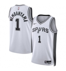 Unisex Victor Wembanyama San Antonio Spurs Nike Swingman White Jersey - Association Edition