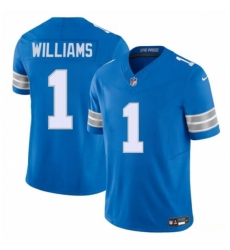 Unisex Detroit Lions #1 Jameson Williams Blue 2025 F.U.S.E. Vapor Limited Stitched Football Jersey Unisex Detroit Lions #1 Jameson Williams Blue 2025 F.U.S.E. Vapor Limited Stitched Football Jersey