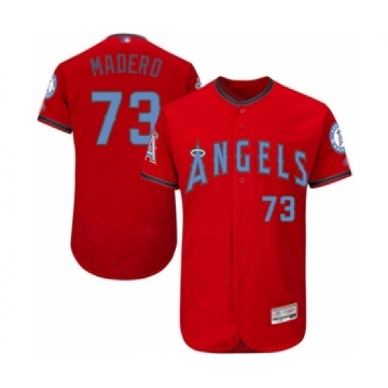 Men's Los Angeles Angels of Anaheim #73 Luis Madero Authentic Red 2016 Father's Day Fashion Flex Base Baseball Player Jersey Men's Los Angeles Angels of Anaheim #73 Luis Madero Authentic Red 2016 Father's Day Fashion Flex Base Baseball Player Jersey
