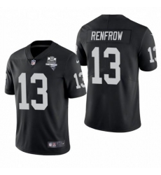 Men's Las Vegas Raiders #13 Hunter Renfrow Nike 2020 Inaugural Season Vapor Limited NFL Jersey Black