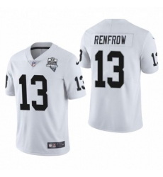 Men's Las Vegas Raiders #13 Hunter Renfrow Nike 2020 Inaugural Season Vapor Limited NFL Jersey White