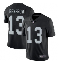 Men's Nike Las Vegas Raiders #13 Hunter Renfrow Black Team Color Stitched NFL Vapor Untouchable Limited Jersey
