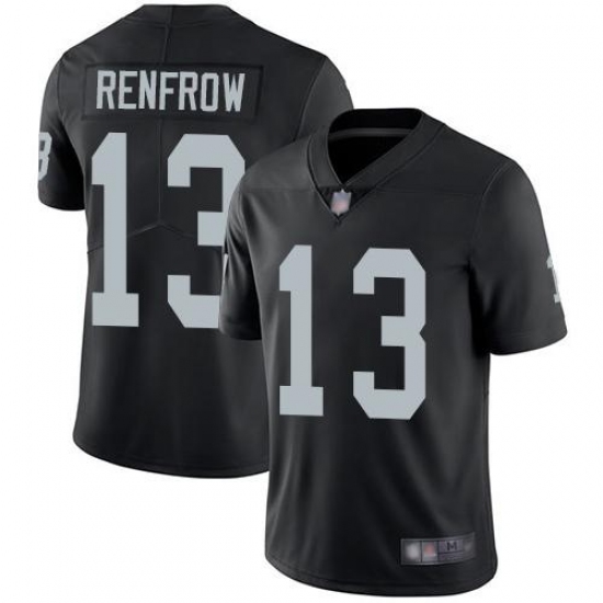 Men's Nike Las Vegas Raiders #13 Hunter Renfrow Black Team Color Stitched NFL Vapor Untouchable Limited Jersey Men's Nike Las Vegas Raiders #13 Hunter Renfrow Black Team Color Stitched NFL Vapor Untouchable Limited Jersey