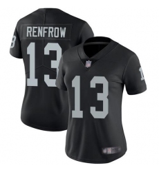 Women's Nike Las Vegas Raiders #13 Hunter Renfrow Black Team Color Stitched NFL Vapor Untouchable Limited Jersey