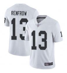 Youth Nike Las Vegas Raiders #13 Hunter Renfrow White Stitched NFL Vapor Untouchable Limited Jersey