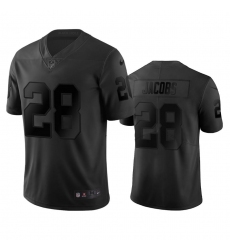 Men's Las Vegas Raiders #28 Josh Jacobs Black Vapor Limited City Edition NFL Jersey